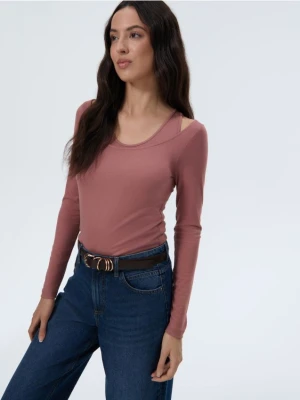 Mohito - Dopasowana bluzka - czerwony