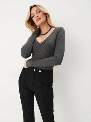 Mohito - Dopasowana bluzka - szary