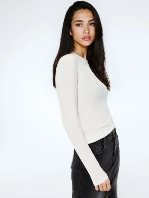 Mohito - Dopasowana bluzka - kremowy