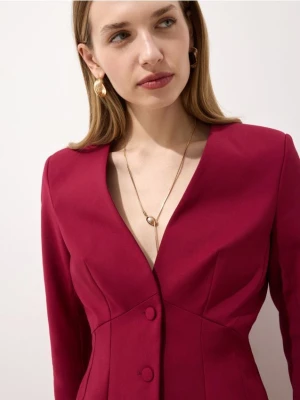 Mohito - Dopasowana marynarka - kasztanowy