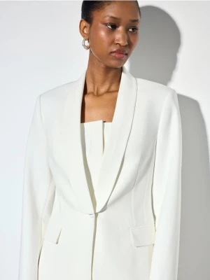 Mohito - Dopasowana marynarka - kremowy