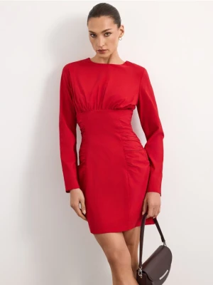 Mohito - Dopasowana sukienka mini - czerwony