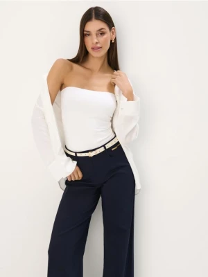 Mohito - Dopasowany biały top - biały