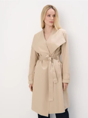 Mohito - Dopasowany trencz - beżowy