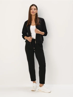 Mohito - Dresowe czarne joggery - czarny