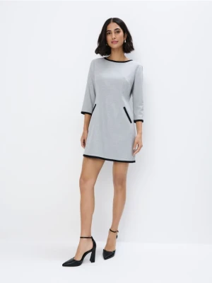 Mohito - Elegancka szara sukienka mini - szary