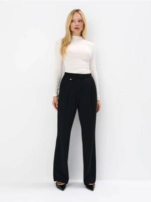 Mohito - Eleganckie czarne spodnie - czarny