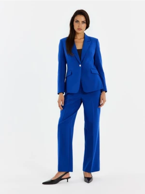 Mohito - Eleganckie spodnie petite - indygo