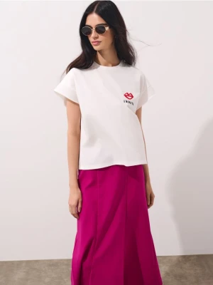 Mohito - Fuksjowa spódnica midi - fuksjowy