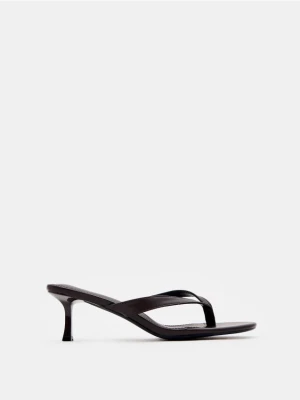 Mohito - Japonki na obcasie - ciemnobrązowy