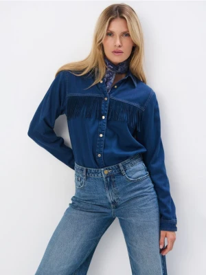 Mohito - Jeansowa koszula - niebieski