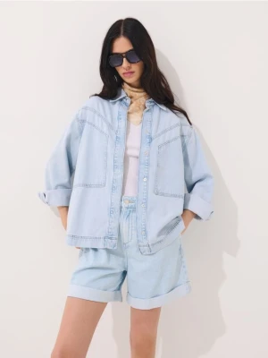 Mohito - Jeansowa koszula - niebieski