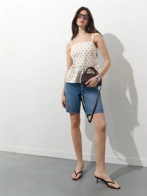 Mohito - Jeansowe szorty - niebieski