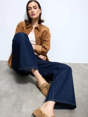 Mohito - Jeansy baggy - granatowy