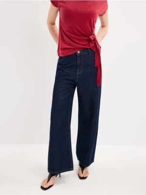 Mohito - Jeansy baggy - granatowy