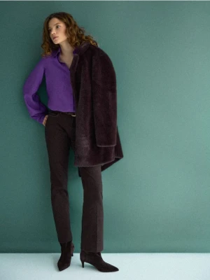 Mohito - Jeansy bootcut - ciemnobrązowy