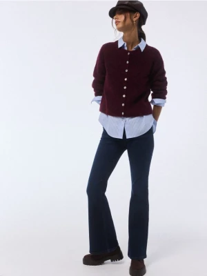 Mohito - Jeansy flare - granatowy