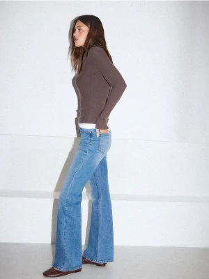 Mohito - Jeansy flare - niebieski