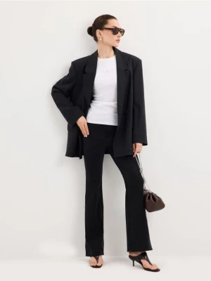 Mohito - Jeansy flare petite - czarny