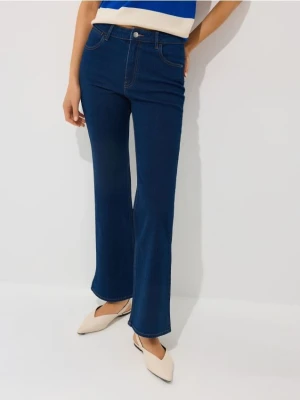 Mohito - Jeansy flare petite - granatowy