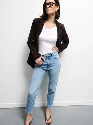 Mohito - Jeansy mom - niebieski