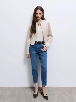 Mohito - Jeansy mom slim petite - niebieski