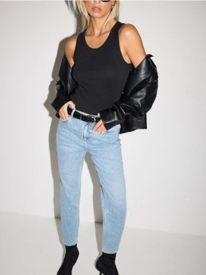 Mohito - Jeansy mom slim petite - niebieski