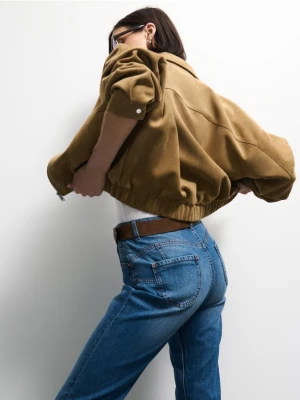 Mohito - Jeansy mom slim push up - niebieski