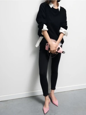 Mohito - Jeansy skinny push up - czarny