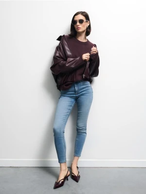 Mohito - Jeansy skinny push up - niebieski