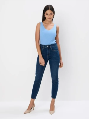 Mohito - Jeansy skinny push up - niebieski