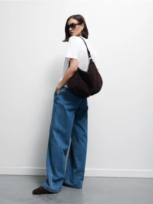 Mohito - Jeansy wide leg - niebieski