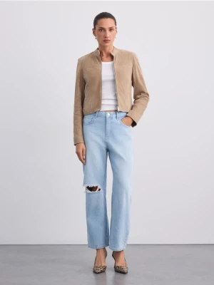 Mohito - Jeansy wide leg - niebieski