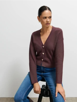 Mohito - Kardigan z domieszką wełny - brązowy