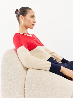 Mohito - Kardigan z guzikami - czerwony