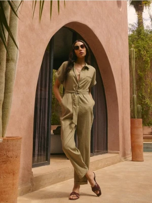 Mohito - Kombinezon z paskiem - oliwkowy