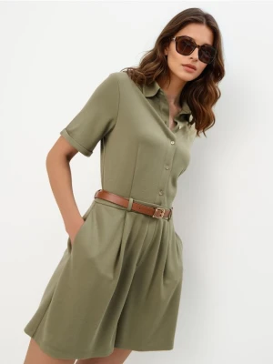 Mohito - Kombinezon z paskiem - zielony