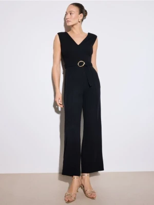 Mohito - Kombinezon z szerokimi nogawkami - czarny