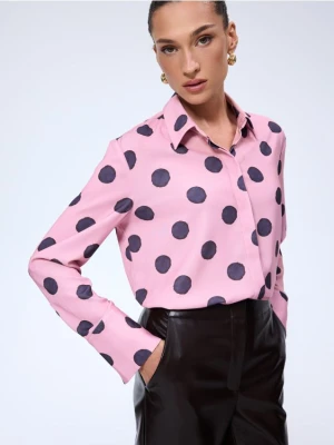 Mohito - Koszula w grochy - różowy