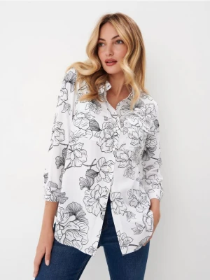 Mohito - Koszula w kwiaty - biały