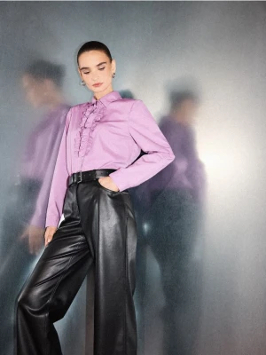 Mohito - Koszula z bawełny i lyocellu - fioletowy