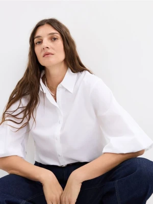 Mohito - Koszula z bufiastymi rękawami - biały