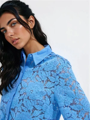 Mohito - Koszula z koronką - błękitny