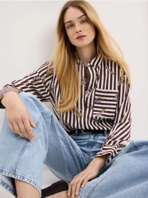 Mohito - Koszula z modalem - kremowy