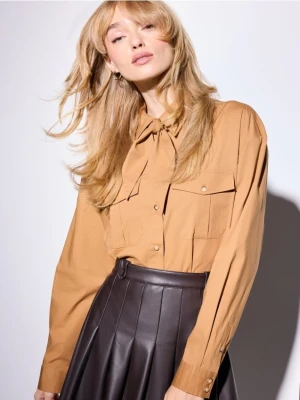 Mohito - Koszula z wiązaniem - beżowy