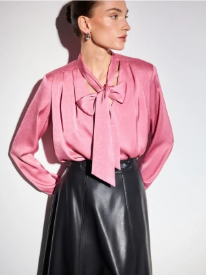 Mohito - Koszula z wiązaniem przy szyi - różowy