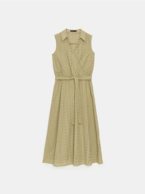 Mohito - Koszulowa sukienka midi - zielony