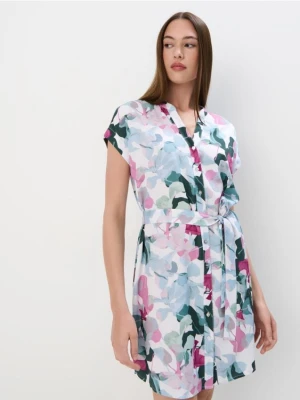 Mohito - Koszulowa sukienka mini - biały