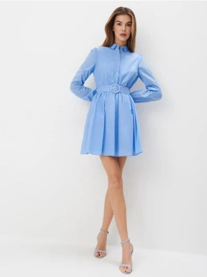 Mohito - Koszulowa sukienka mini - błękitny