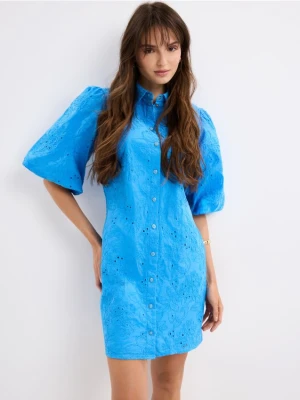 Mohito - Koszulowa sukienka mini - niebieski